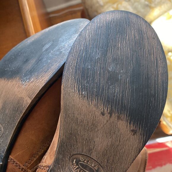 Steve Madden Leather Ankle Boots Size 6 - Picture 9 of 9